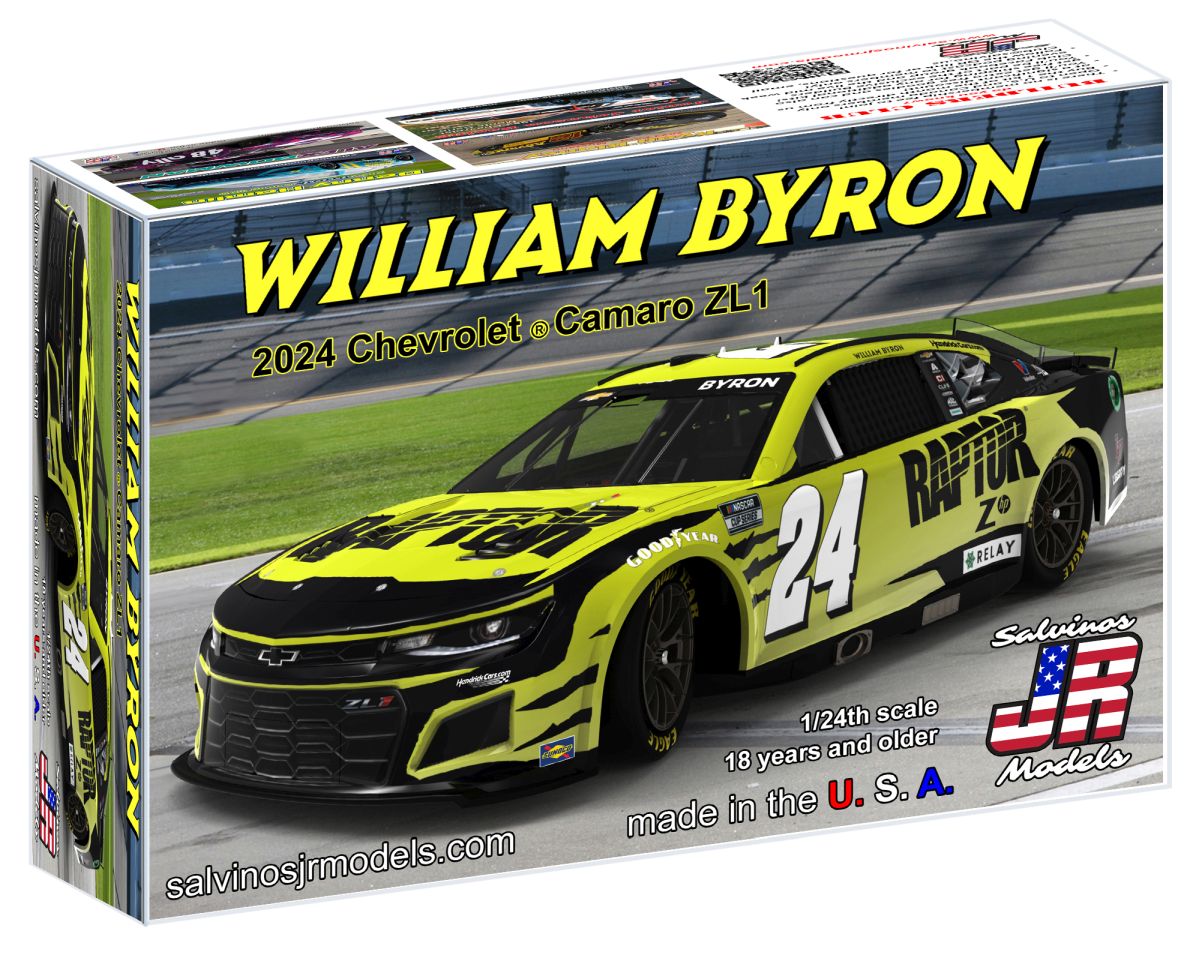 Hendrick Motorsports William Byron 2024 Camaro Primary - Plastic Model Kit