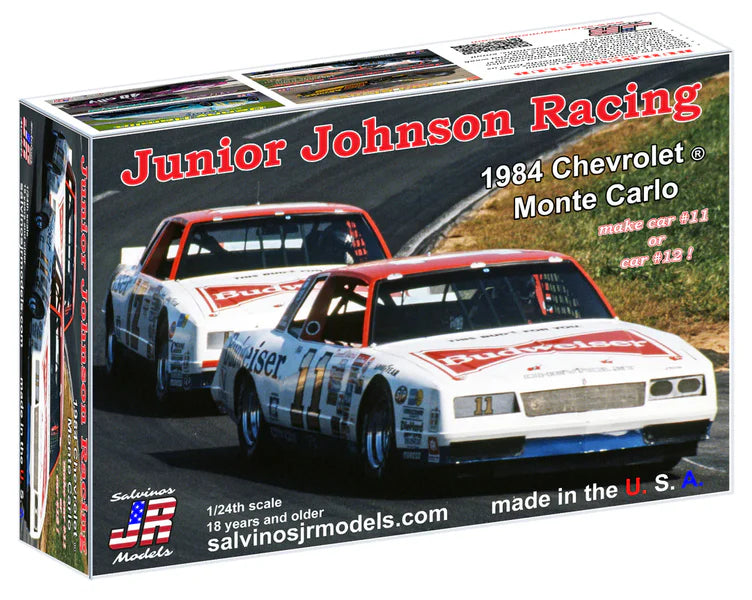 Junior Johnson Racing 1984 #11/12 Waltrip Bonnett Chevy Mont - Plastic Model Kit