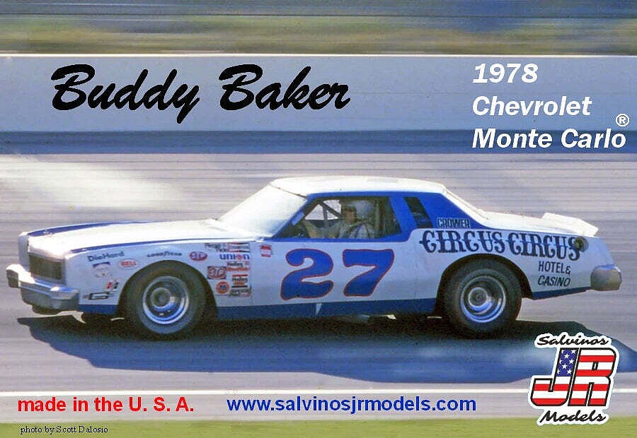SALVINOS JR MODELS BUDDY BAKER 1978 CIRCUS CIRCUS - SJMBBMC1978CC