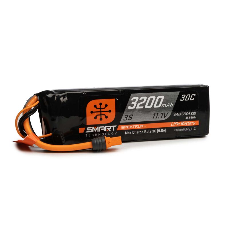 Spektrum 3200mAh 3S 11.1V Smart LiPo 30C; IC3