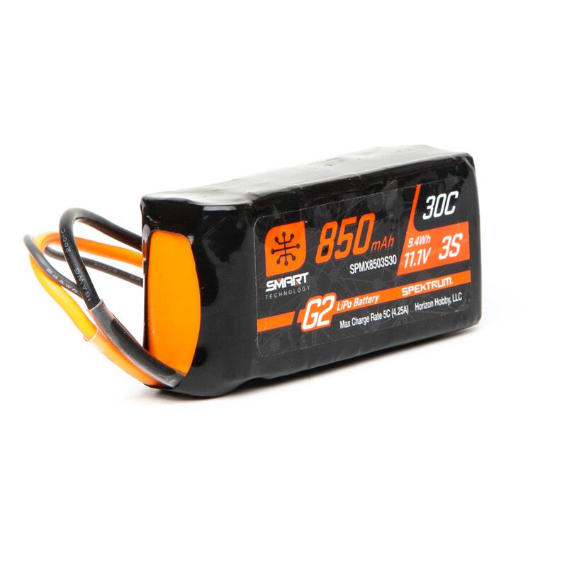 Spektrum 850mAh 3S 11.1V Smart G2 30C; IC2