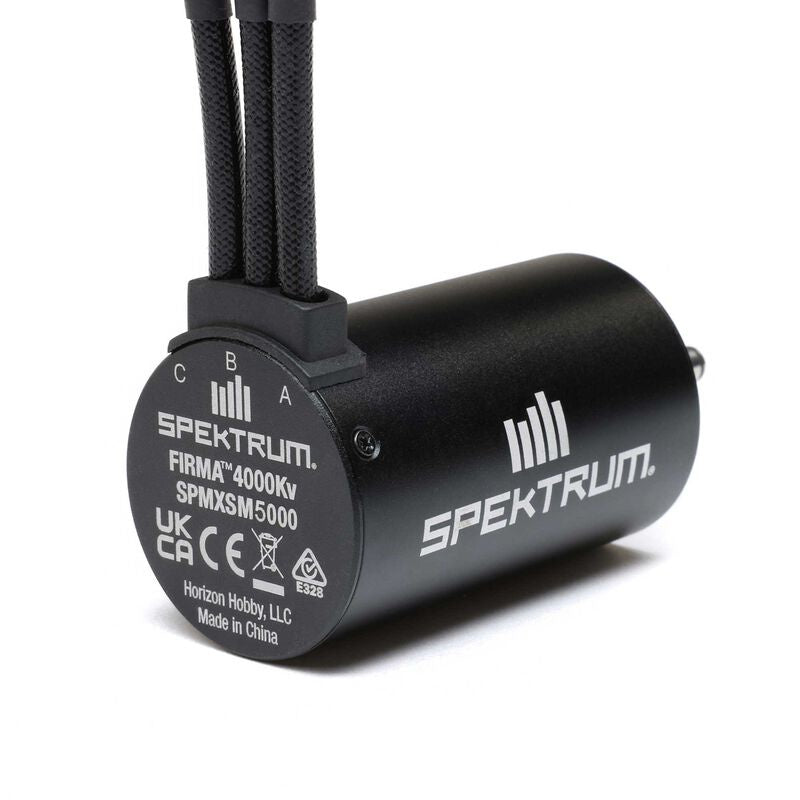 Spektrum Firma 3660 4000Kv 4 Pole Sensorless Brushless Motor: 5mm