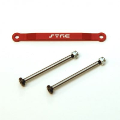 STRC Alum Hd Fr Hinge-Pin Brace Kit w/Lock-nut ,Red - STRT2532XR