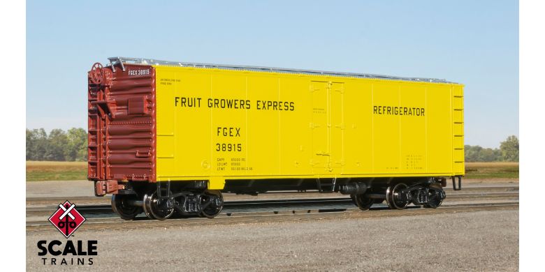 Kit Classics HO Scale 40' Transition Era Reefer, Fruit Growers Express / 38915 /
