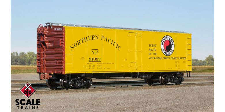 Kit Classics HO Scale 40' Transition Era Reefer, Northern Pacific/North Coast Limited / 91136 /