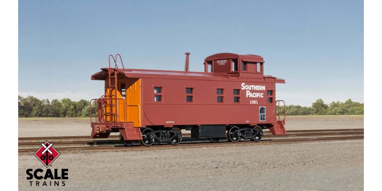 Kit Classics HO Scale Steel Cupola Caboose, Southern Pacific / 1061 /