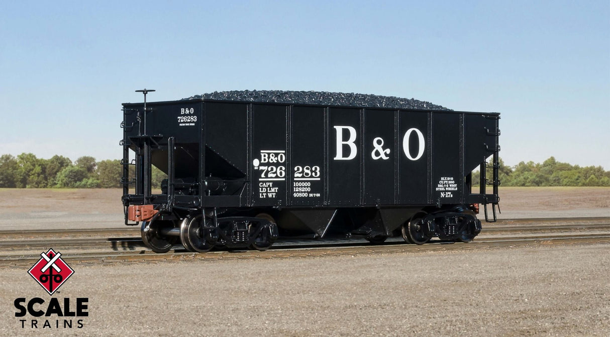 Fox Valley Models HO Scale USRA 55-Ton 2-Bay Open Hopper, Baltimore & Ohio/B&O / 726283 /