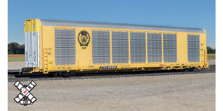 Scaletrains SXT32720 Rivet Counter N Scale Gunderson Multi-Max Autorack, Canadian Pacific/Beaver Logo/TTGX - SXT32720