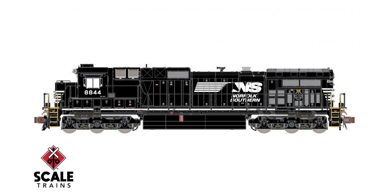 Scaletrains Rivet Counter N Scale GE DASH 9-40C, Norfolk Southern/Horsehead / 8844 / DC/DCC Ready - SXT38536