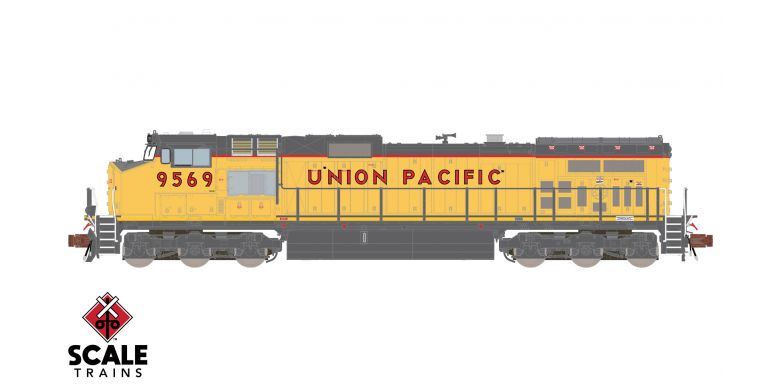 Scaletrains Rivet Counter N Scale GE DASH 9-44CW, Union Pacific / 9569 / DC/DCC Ready - SXT38546