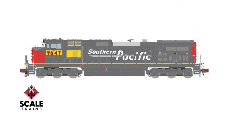 Scaletrains Rivet Counter N Scale GE DASH 9-44CW, Union Pacific/ex-Southern Pacific Speed Lettering Patch / 9647 / DCC & Sound Equipped - SXT38553