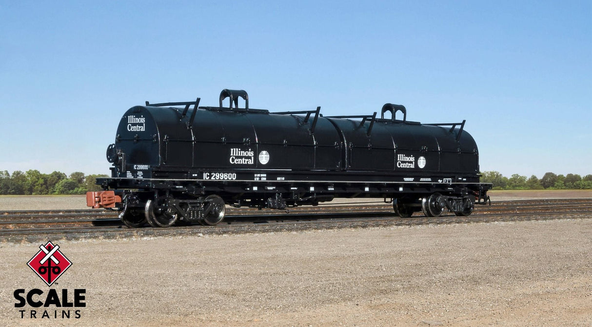 Rivet Counter N Scale Thrall 48' 2-Hood Coil Steel Car, Illinois Central / 299621 /