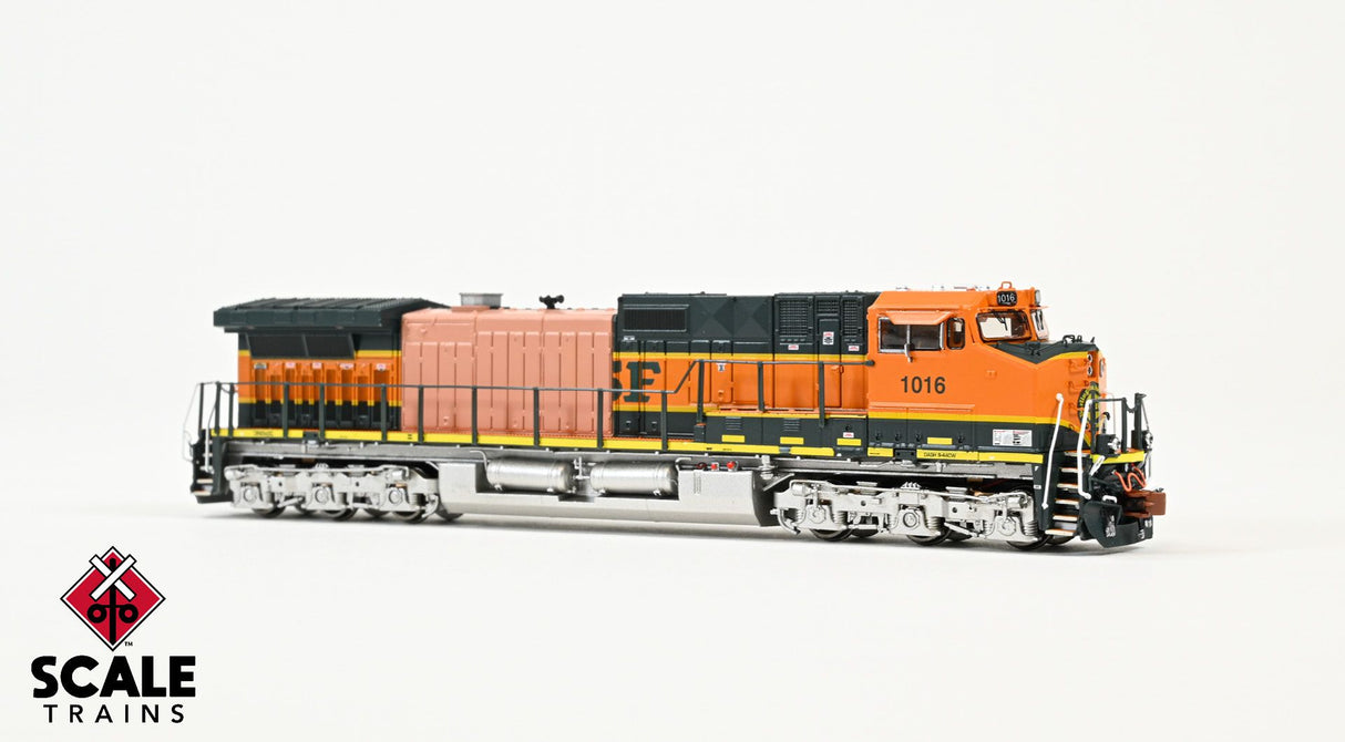 Scaletrains Rivet Counter N Scale GE DASH 9, BNSF/Heritage I/Primer Hood Doors / 1016 / DCC & Sound Equipped