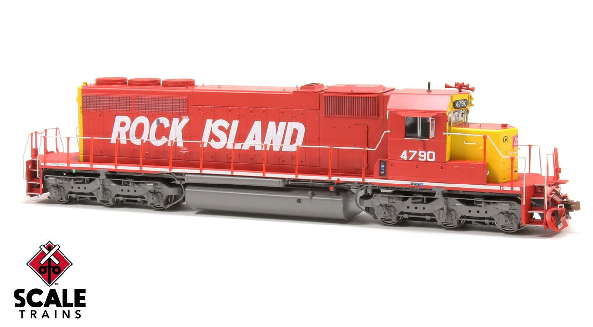 Rivet Counter HO Scale EMD SD40-2, Rock Island/Red & Yellow / 4799 / DCC & Sound Equipped