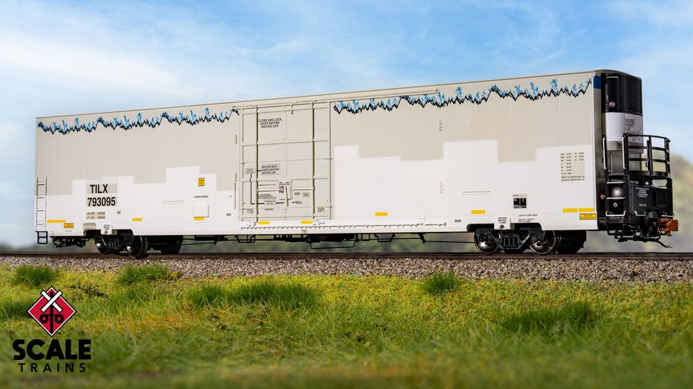 Rivet Counter HO Scale Trinity 82' 7883 Mechanical Reefer, TILX /ex-BNSF Patched with Roofline Icicles/Carrier / 793095 /
