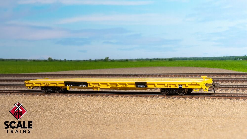Rivet Counter N Scale BSC F68DH Flatcar, Trailer Train/Speed Logo/TTJX / 80741 /
