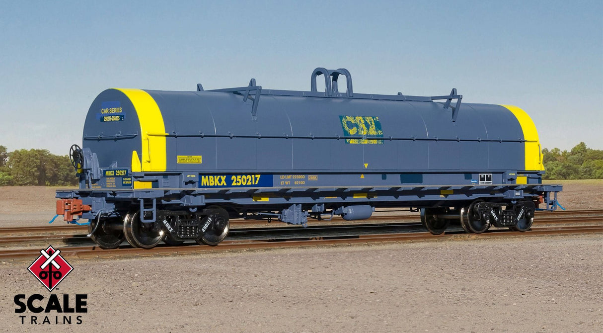 Rivet Counter HO Scale Thrall-Trinity 42 Single-Hood Coil Steel Car, MBKX/Ex-CSX Patch / 250217 /