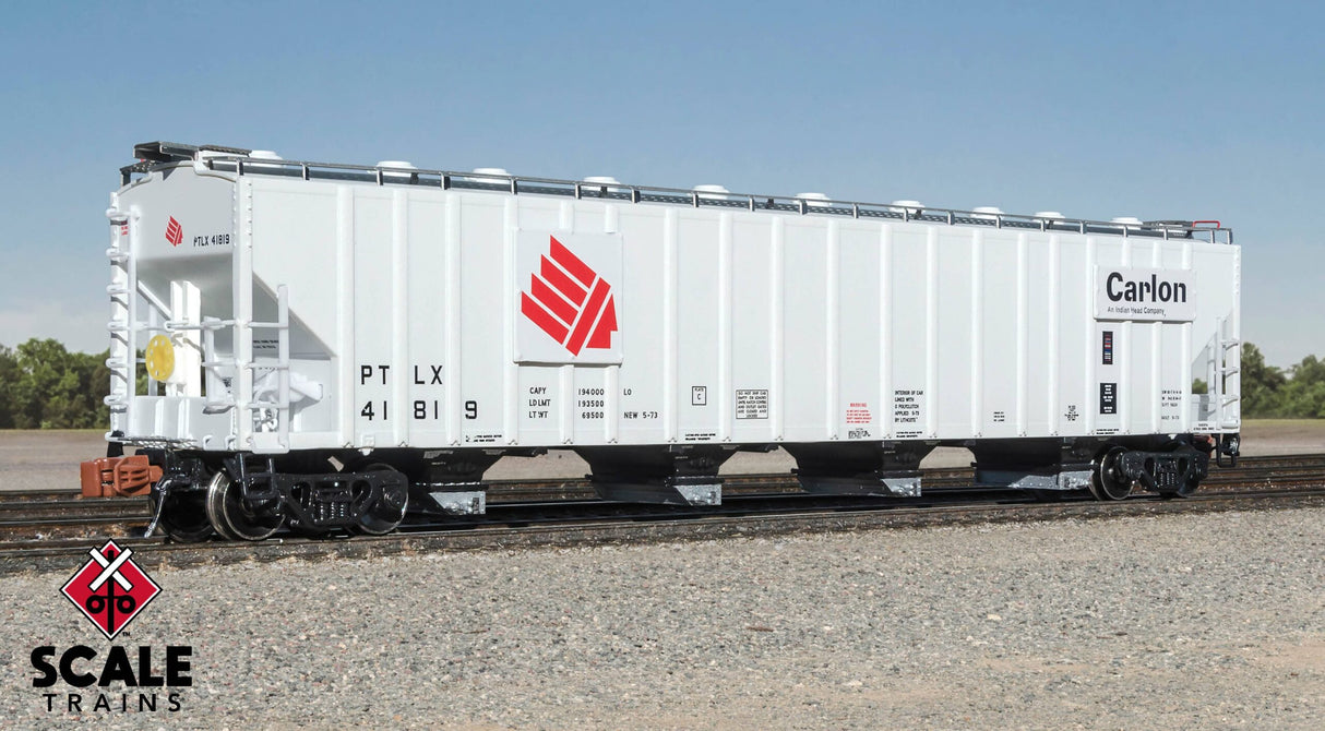 Scaletrains Rivet Counter N Scale Pullman-Standard 5820 Covered Hopper, Pullman Transport Leasing/Carlon/PTLX / 41793 /