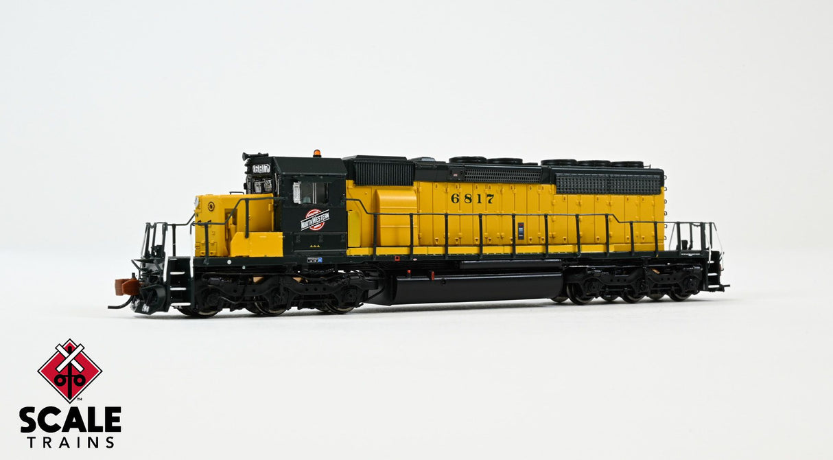 Rivet Counter N Scale EMD SD40-2, Chicago & NorthWestern/Employee Owned Logo / 6824 / DCC & Sound Equipped