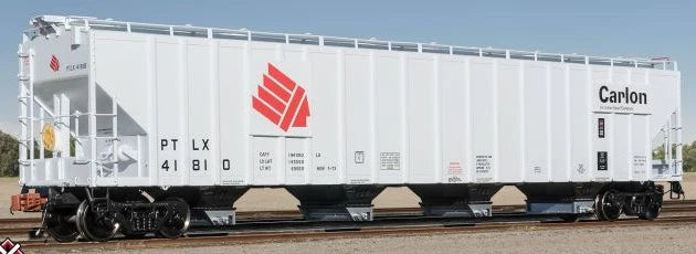 Rivet Counter HO Scale Pullman-Standard 5820 Covered Hopper, Carlon/PTLX/White / 41812 /