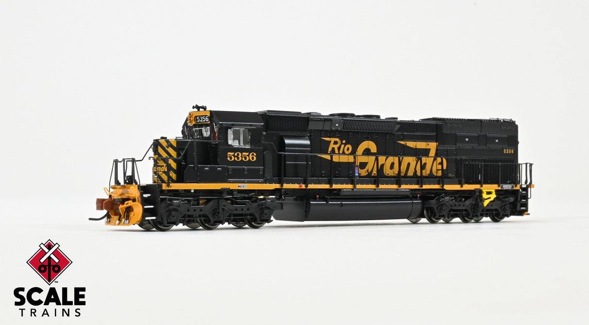 Rivet Counter N Scale EMD SD40T-2, Rio Grande/As Delivered/Mars Light / 5372 / DC/DCC Ready