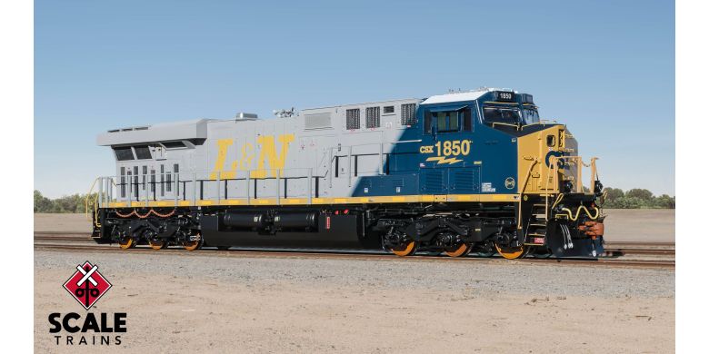 Rivet Counter HO GE ES44 Gevo - CSX Heritage - Louisville & Nashville (L&N) #1850 DCC Ready