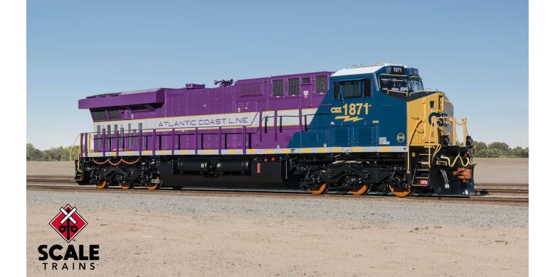 Rivet Counter HO GE ES44 Gevo - CSX Heritage - Atlantic Coast Line (ACL) #1871 w/DCC & Sound