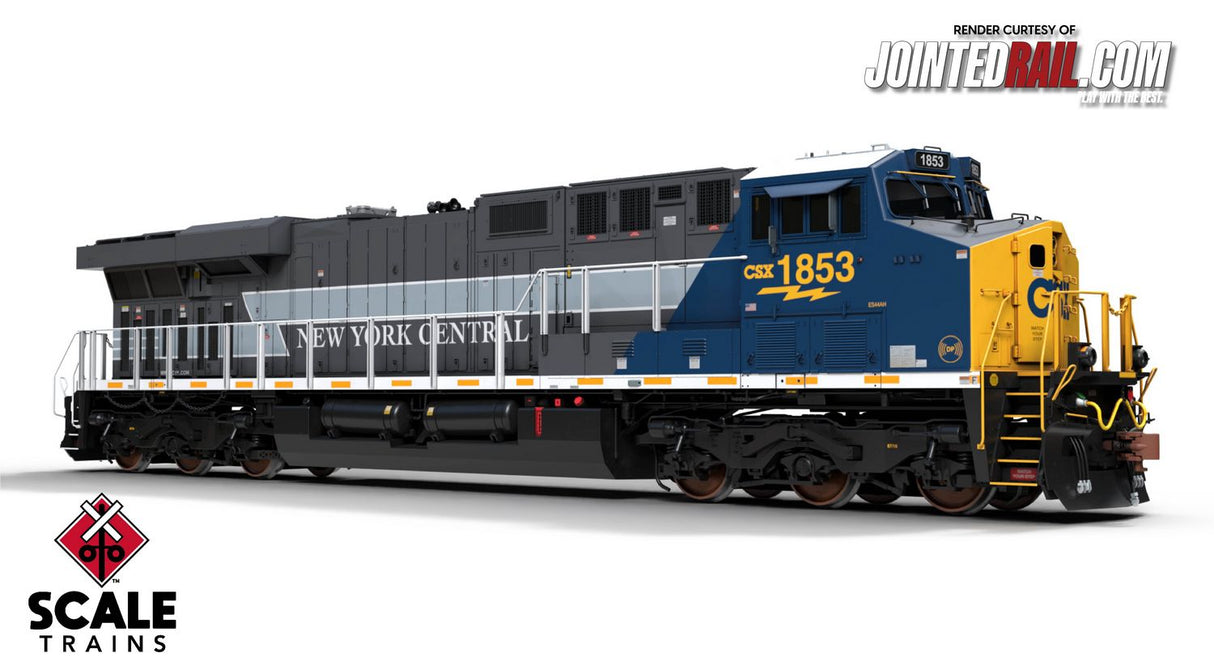 Rivet Counter HO GE ES44 Gevo - CSX Heritage - New York Central (NYC) #1853 DCC Ready
