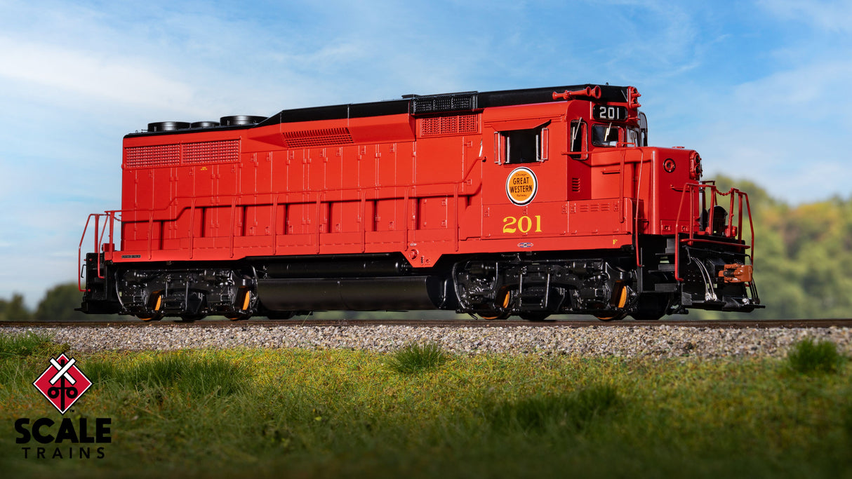 Rivet Counter HO Scale EMD GP30 Phase IIb, Chicago Great Western/As Delivered / 201 / DCC & Sound Equipped