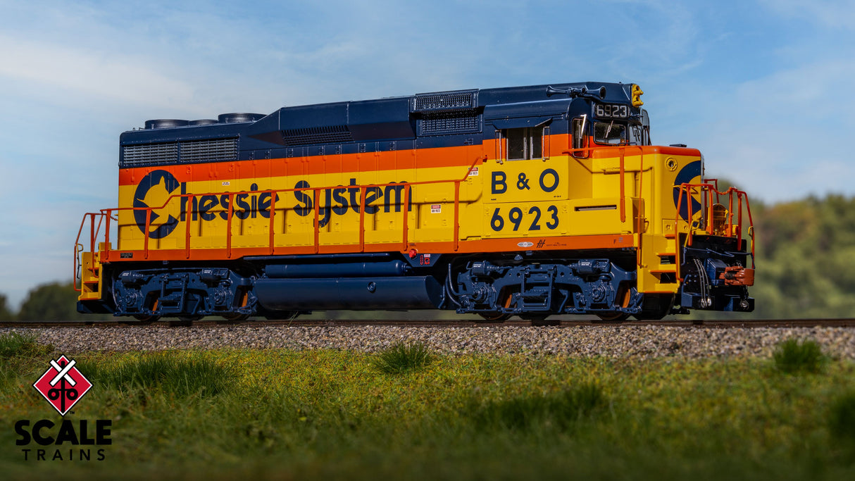 Rivet Counter HO Scale EMD GP30M, Chessie System/B&O / 6923 / DCC & Sound Equipped