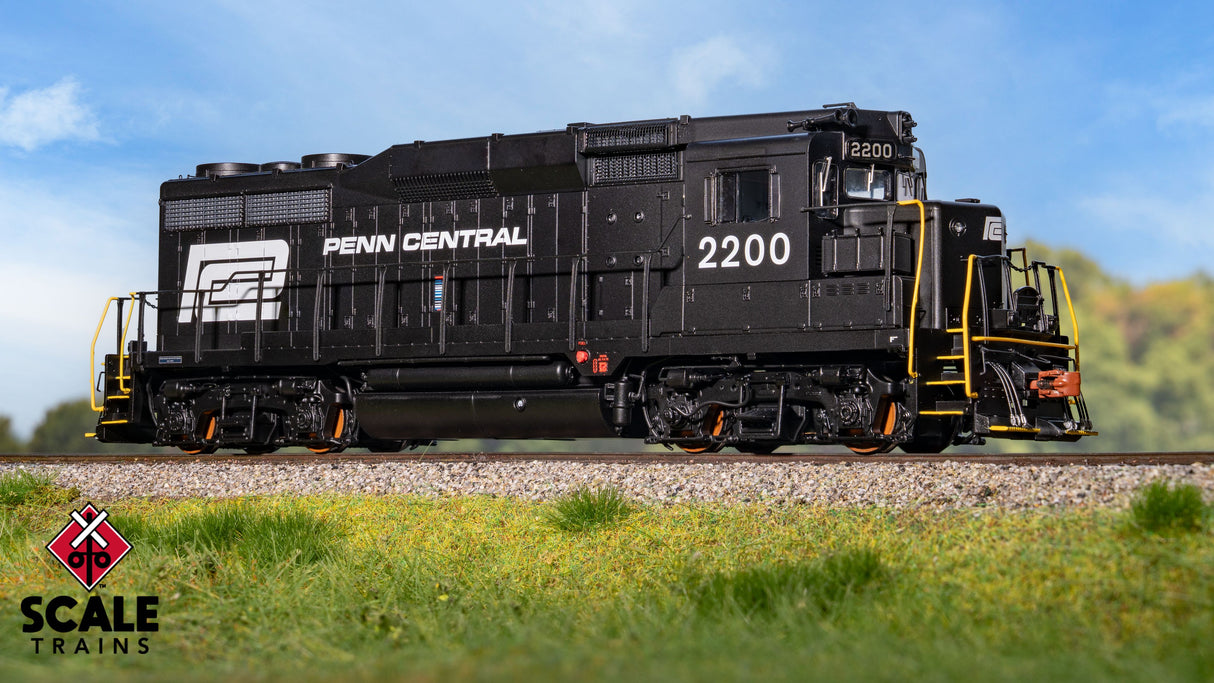 Rivet Counter HO Scale EMD GP30 Phase Id, Penn Central / 2200 / DCC & Sound Equipped