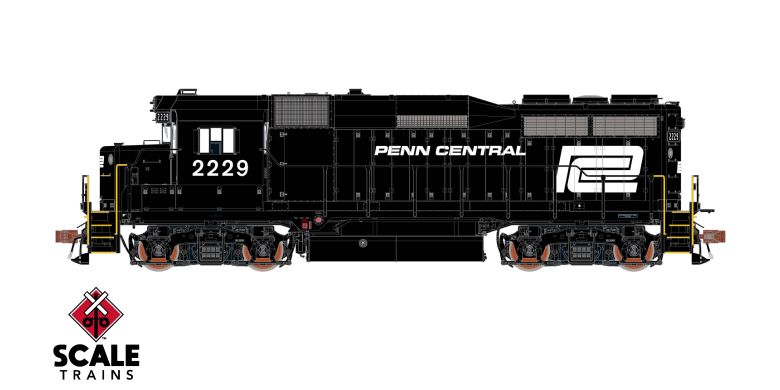 Rivet Counter HO Scale EMD GP30 Phase Ie, Penn Central / 2229 / DCC & Sound Equipped