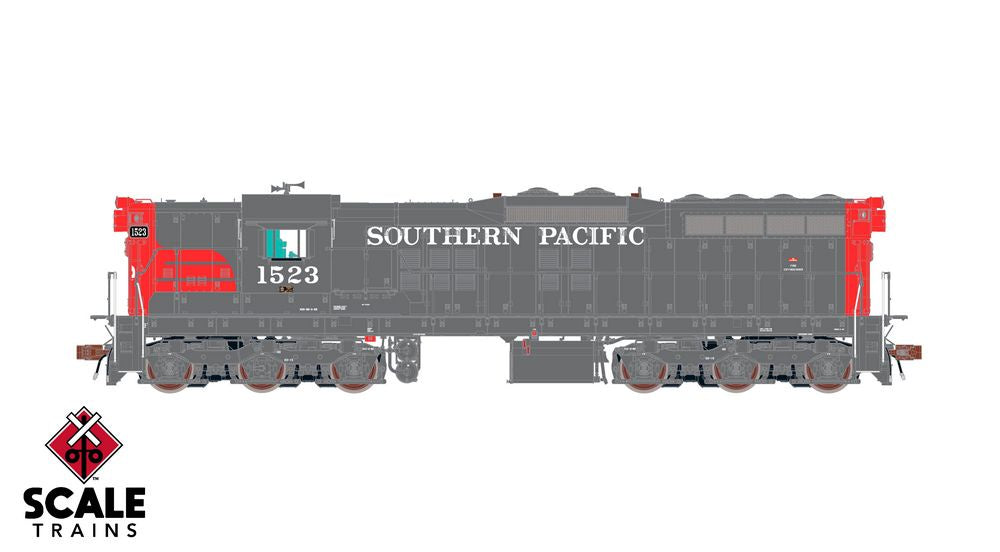 Scaletrains Rivet Counter HO Scale EMD SD7R, Southern Pacific/Bloody Nose / 1523 / DCC & Sound Equipped