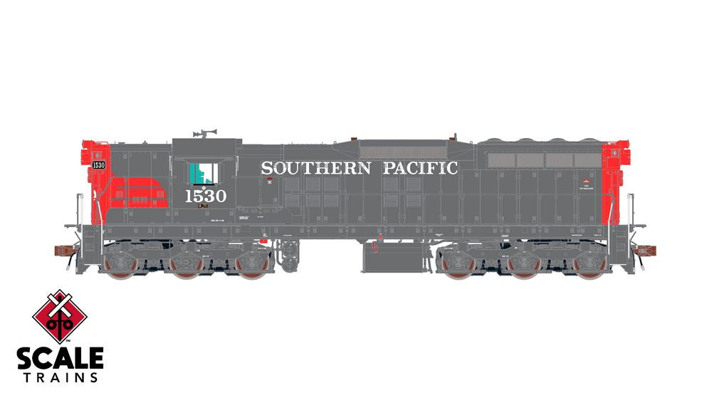 Scaletrains Rivet Counter HO Scale EMD SD7R, Southern Pacific/Bloody Nose / 1530 / DCC & Sound Equipped