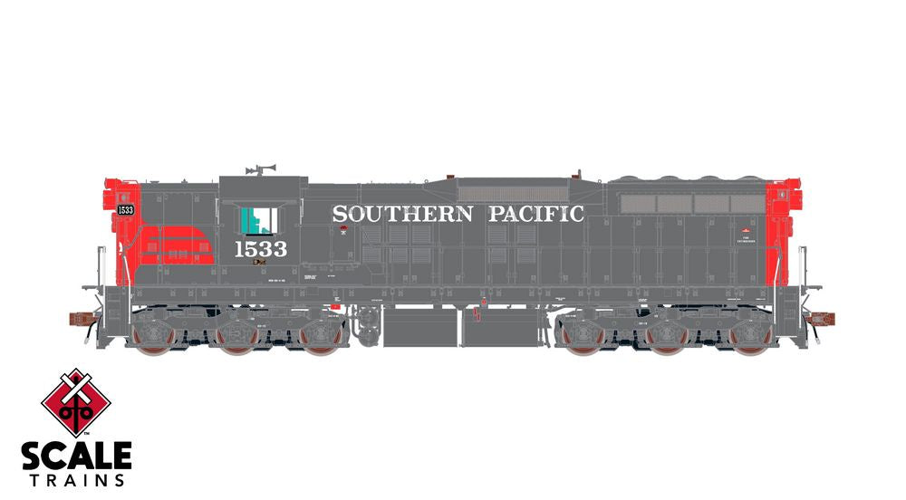Scaletrains Rivet Counter HO Scale EMD SD7R, Southern Pacific/Bloody Nose / 1533 / DC/DCC Ready