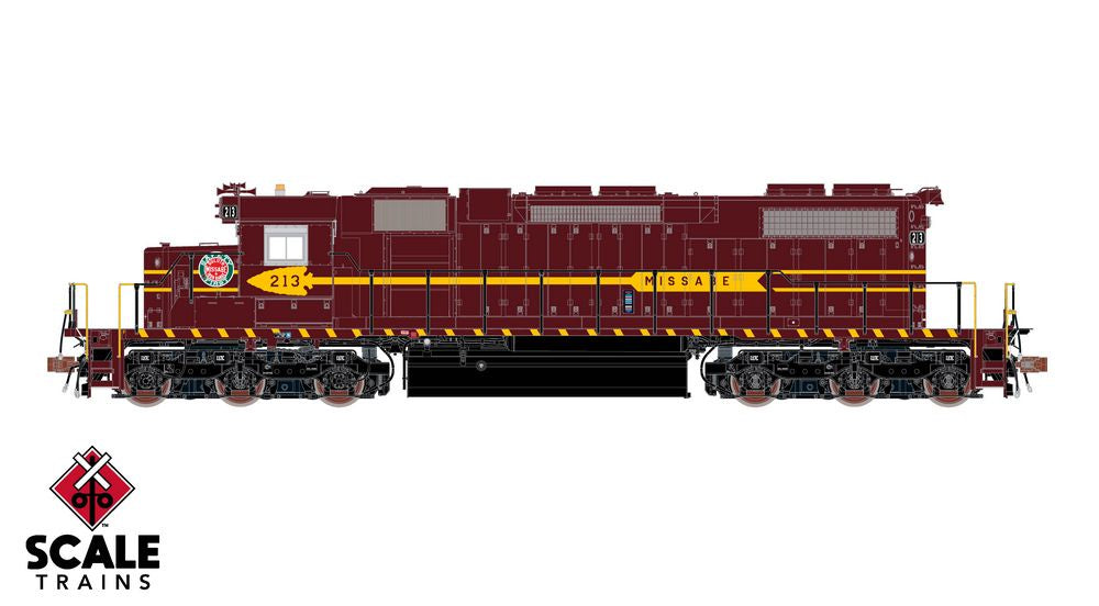 Rivet Counter HO Scale EMD SD38-2, Duluth Missabe & Iron Range / DM&IR / Maroon Lettering / 213 / DCC & Sound Equipped