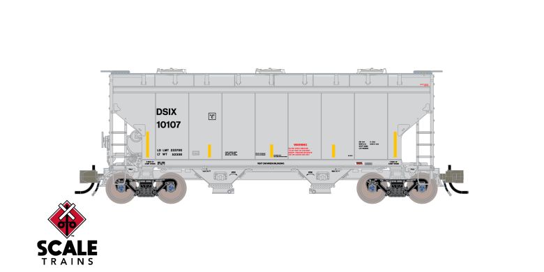 Rivet Counter N Scale Gunderson 3250 Covered Hopper, Dowell Schlumberger Industrial/DSIX / 10107 /