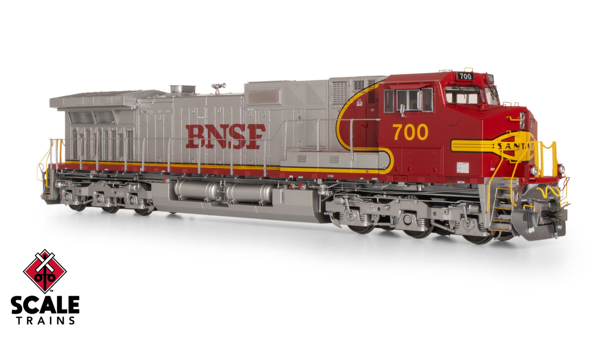 Rivet Counter HO Scale GE DASH 9-44CW, BNSF/Warbonnet/Santa Fe Nose Lettering W/Sound #709
