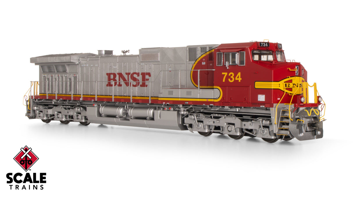 Rivet Counter HO Scale GE DASH 9-44CW, BNSF/Warbonnet/BNSF Nose Lettering w/sound #797