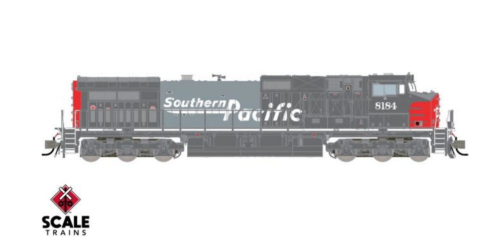 Rivet Counter N Scale GE DASH 9-44CW, Southern Pacific/Union Pacific Replacement HVAC/Replacement Engine Cab / 8184 / DCC & Sound Equipped
