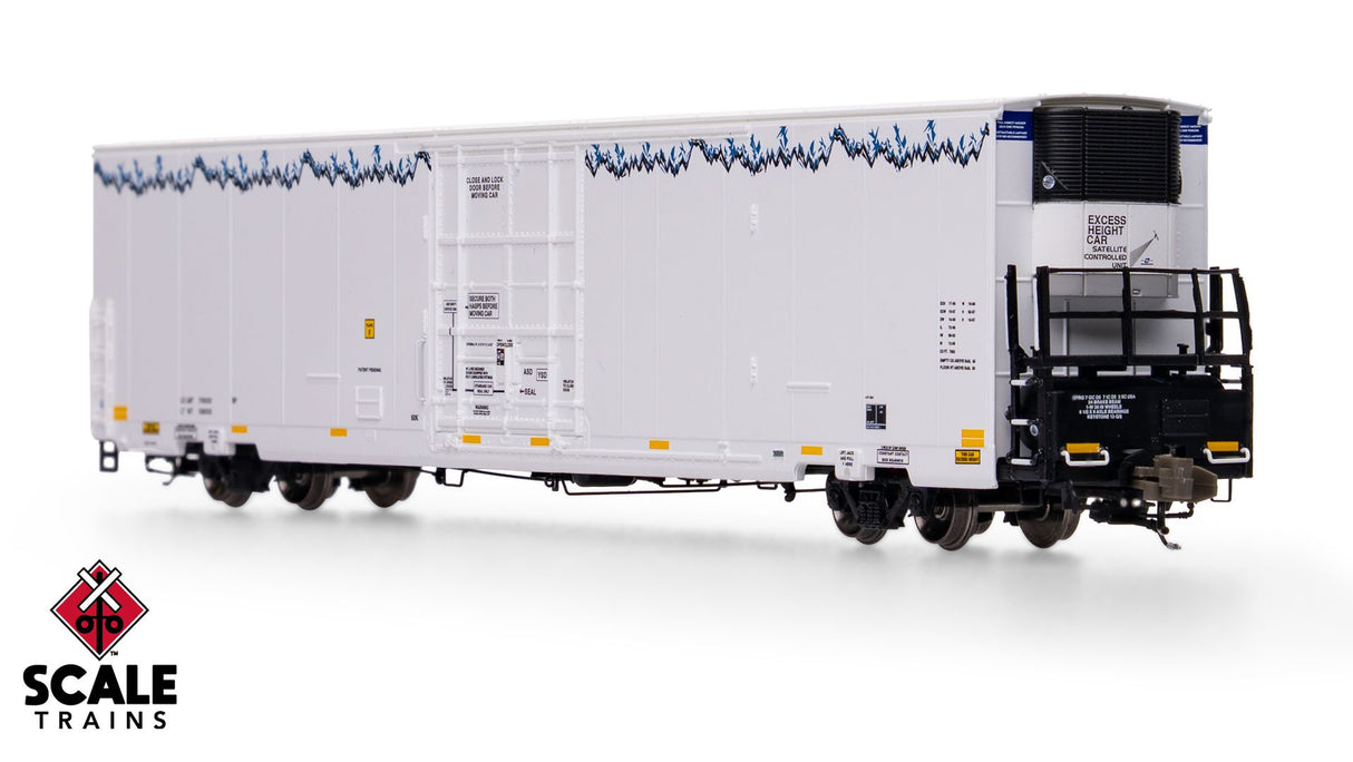Rivet Counter N Scale Trinity 82' 7883 Mechanical Reefer w/sound, Data Only/Roofline Icicles/Carrier HVAC / No # /