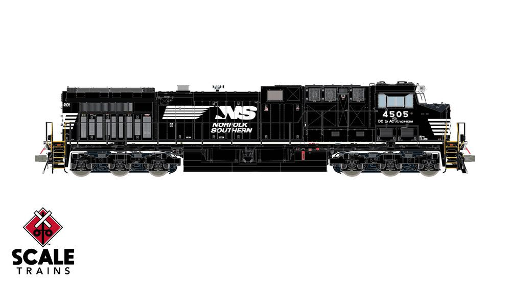 Scaletrains Rivet Counter HO Scale Wabtec AC44C6M, Norfolk Southern / Horsehead / Sinewave #4505 #DC / DCC Ready
