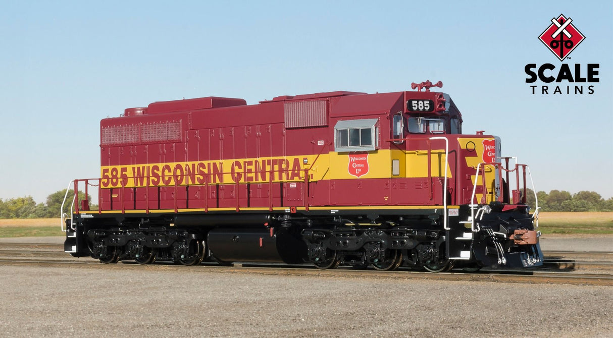 Scaletrains HO Museum Quality HO Scale EMD SDL39, Wisconsin Central / 585 / DC/DCC Ready