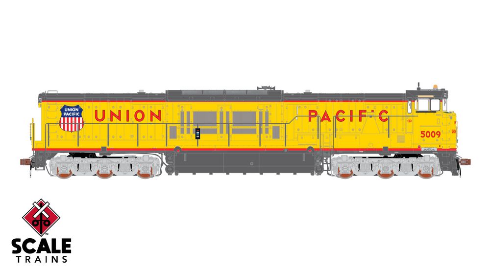 Scaletrains HO Museum Quality GE U50C Modified Nose Door - DC / DCC Ready - Union Pacific #5009