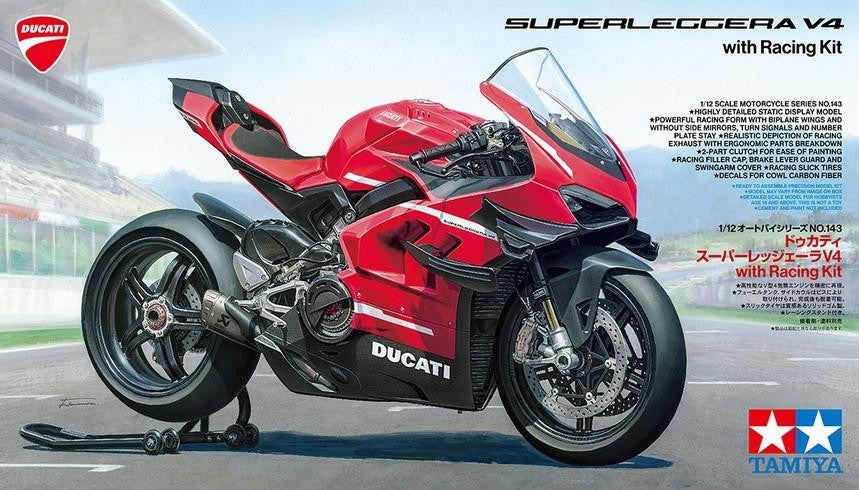 Tamiya 14140 1/12 Ducati Superleggera V4 Plastic Model Kit