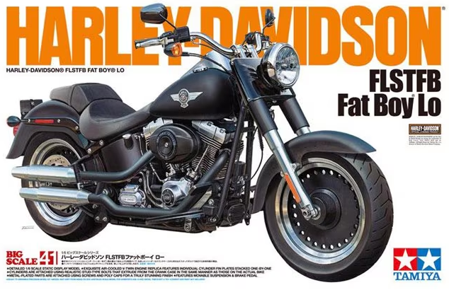 Tamiya 1/6 Harley-Davidson FLSTFB Fat Boy Lo Plastic Model Kit