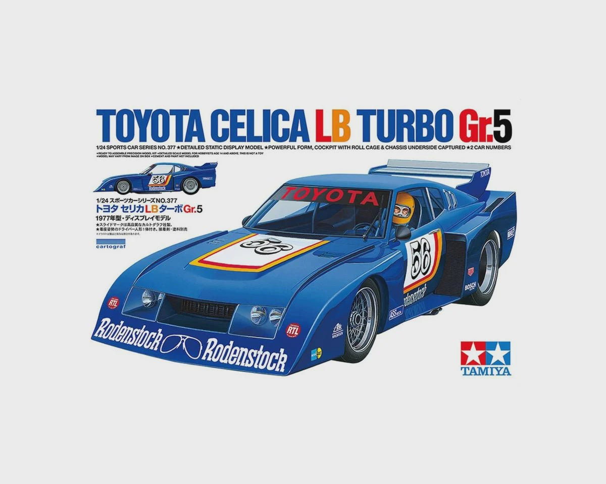 Tamiya 1/24 Toyota Celica LB Turbo Gr.5 Plastic Model Kit (Limited Edition)