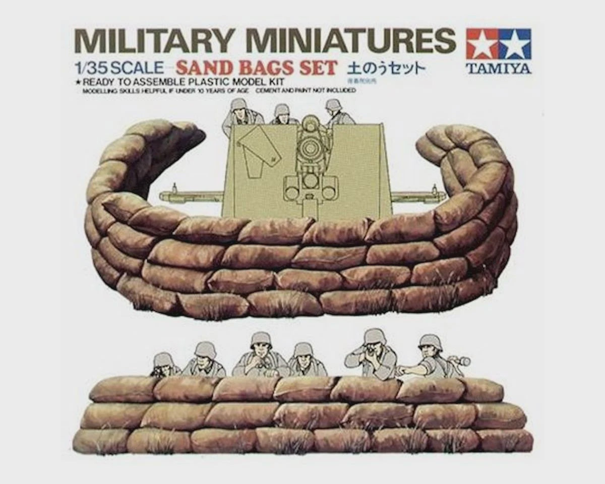 Tamiya 1/35 Sand Bag Set Plastic Model Kit 35025