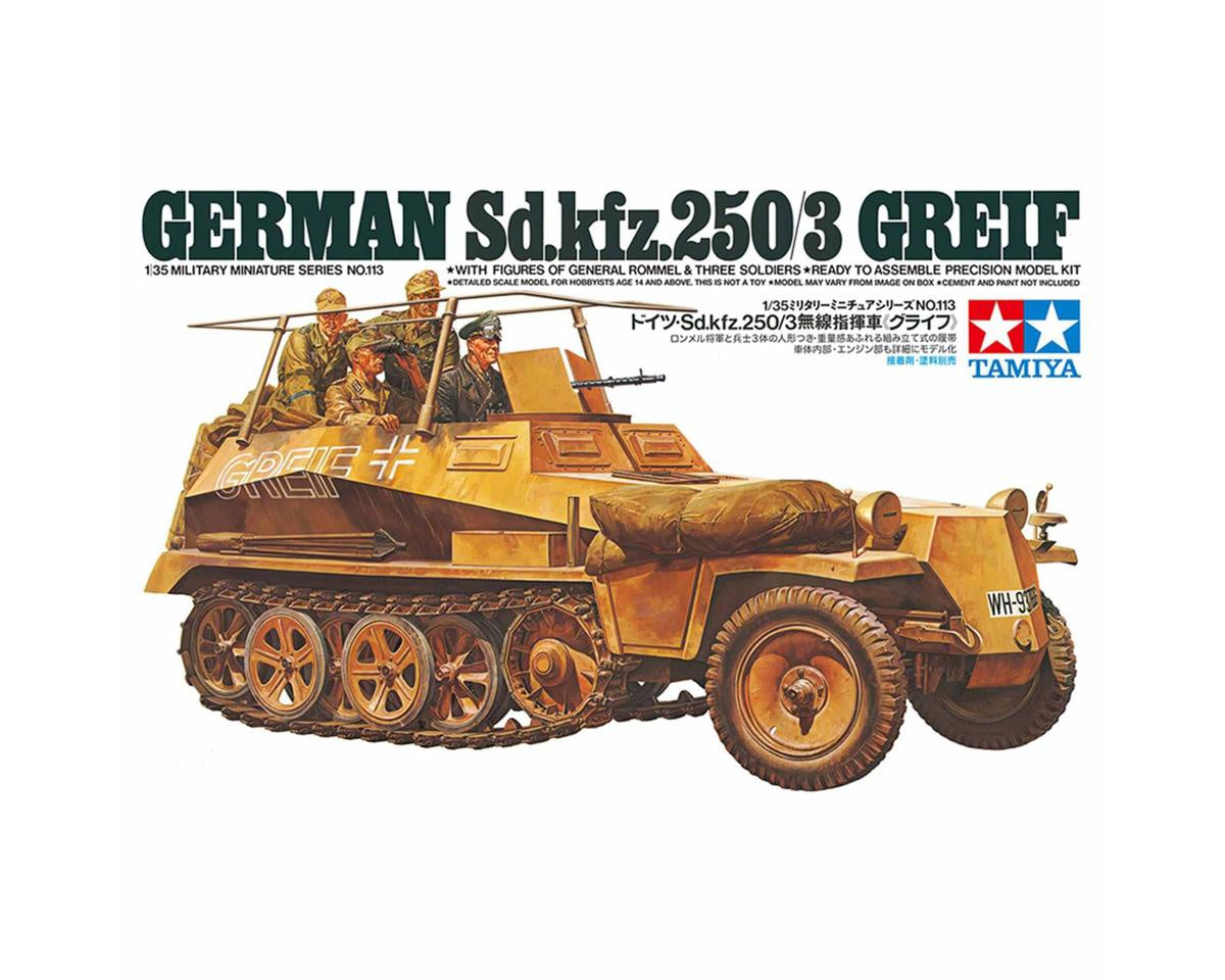 Tamiya 1/35 German Sd.kfz.250/3 Greif LIMITED EDITION RE-RELEASE Plastic Model Kit 35113