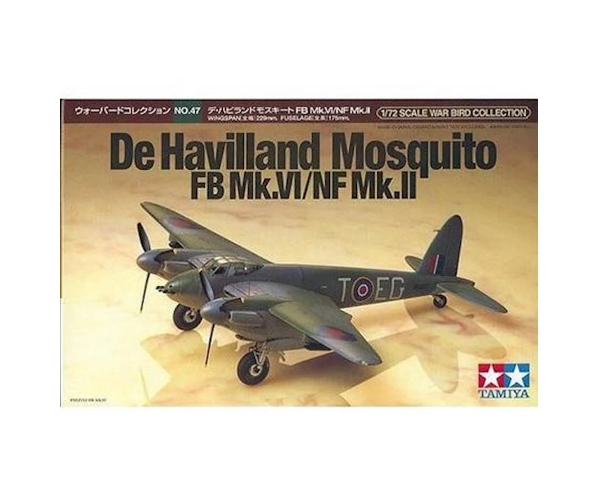 Tamiya 1/72 DeHavilland Mosquito FB Mk IV/NF Mk II - TAM60747